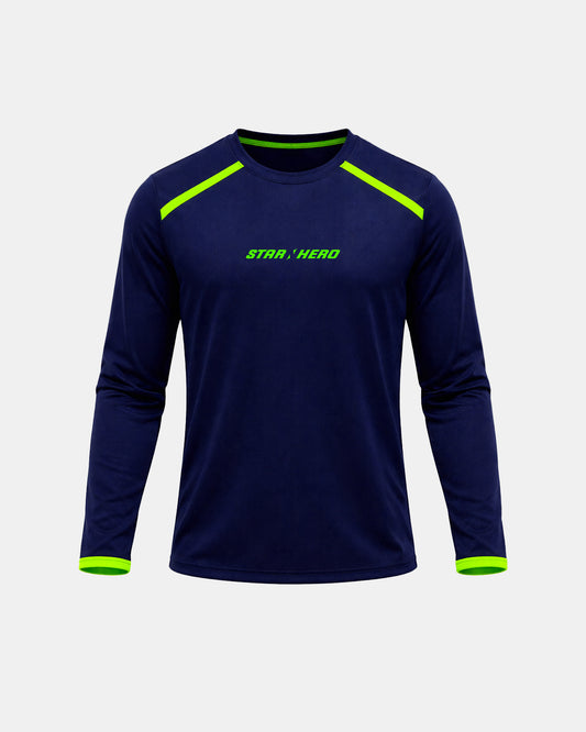 Jersey Edge Navy Longsleeve